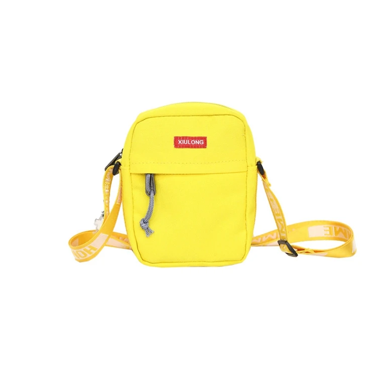 custom women mini small fashion canvas shoulder crossbody messenger bag