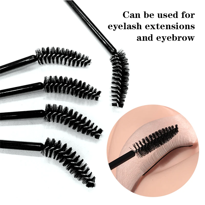 
NAGARAKU Wholesale 50pcs/set Mascara Eyelash Make Up Brush Disposable Mascara Wand Mascara wand brushes 