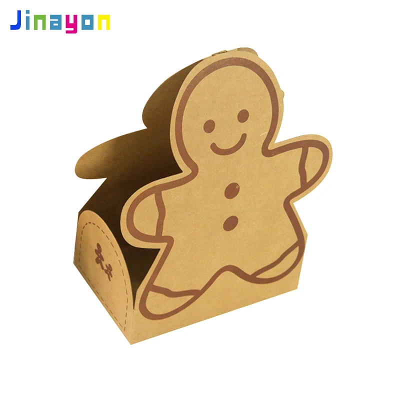 Jinayon New Custom Kraft Paper Gift Box Kids Template Special Box Customized Size Carry Food Packaging Box for Kids Candy