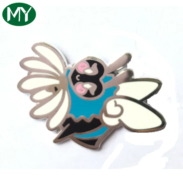 Wholesale Custom Cartoon Engrave Metal Pins Custom Made Hard Enamel Lapel Pin