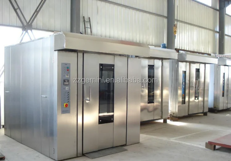 Manufacture direct sale 380v bakery rotary gas german bread oven industrial bread baking oven for sale