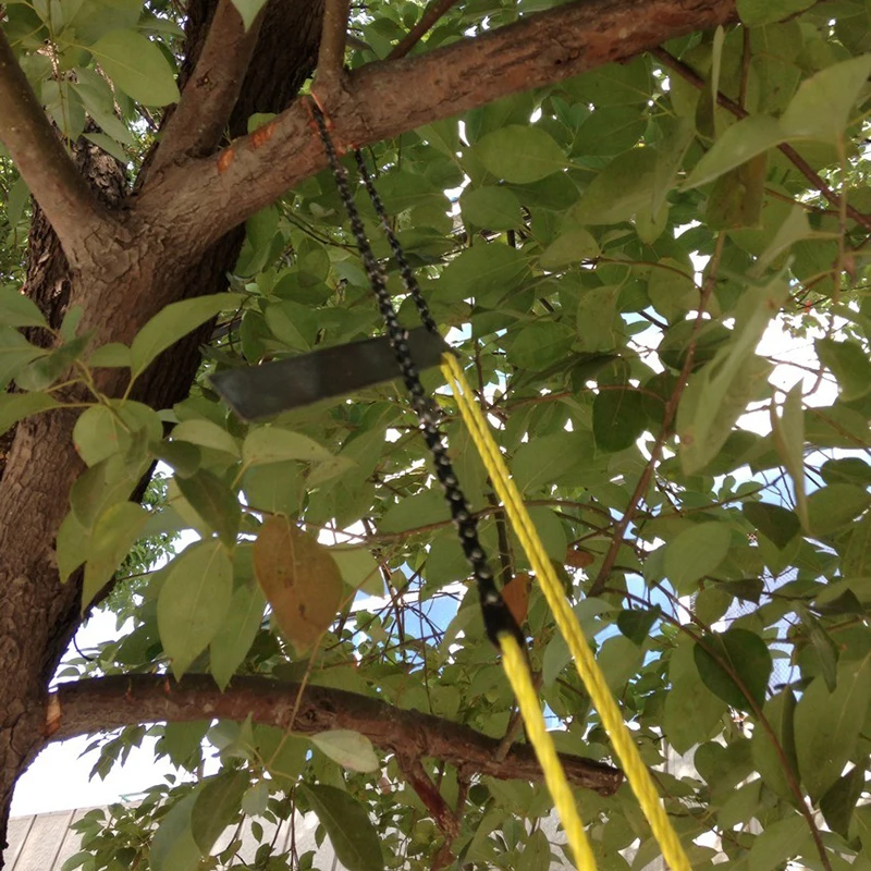 Camping Hunting Fishing Hand Saw Rope SOS Gear Pocket ChainSaw