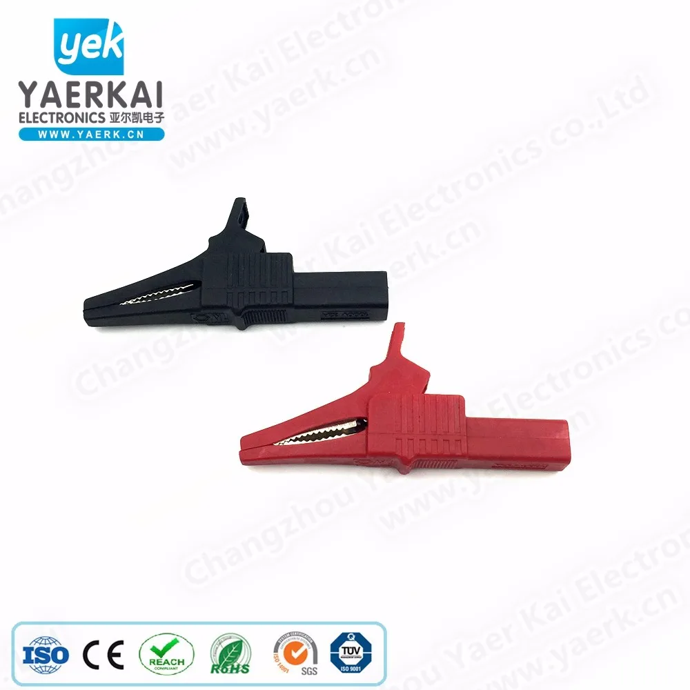 
30A 1000V safety alligator clip battery test clip for sale 