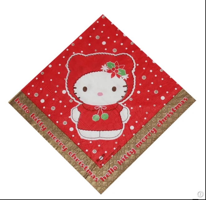 Customize Logo Printed Napkins Solid Colors Disposable Dinner Bar Party Luncheon