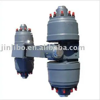 Axle Suspension-Rigid Suspension 80T Bogie Axle Suspension for semi Trailer parts