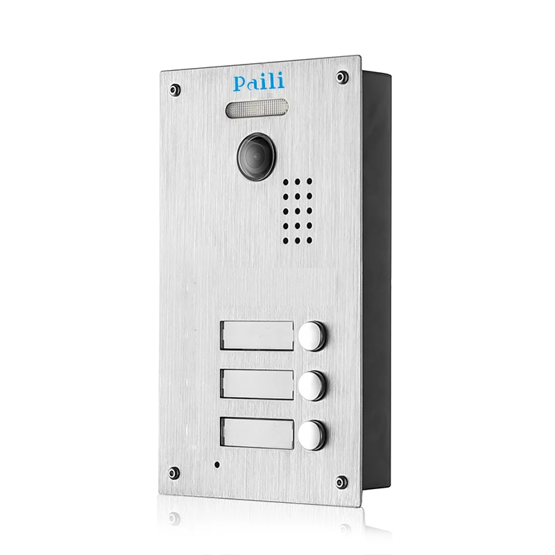 Single Villa Use with 7 Inch Manual Button Color Screen Gate Camera Video Door Bell