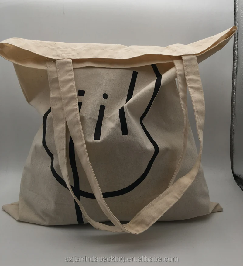 Handled Muslin Cotton Tote Bag For Packaging