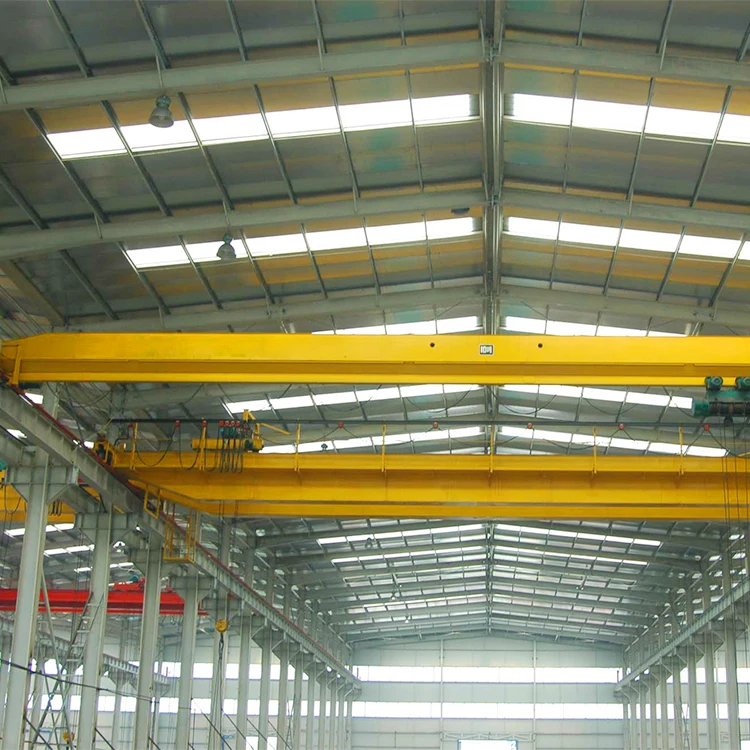 Widely used workshop 10t single girder rail travelling overhead crane