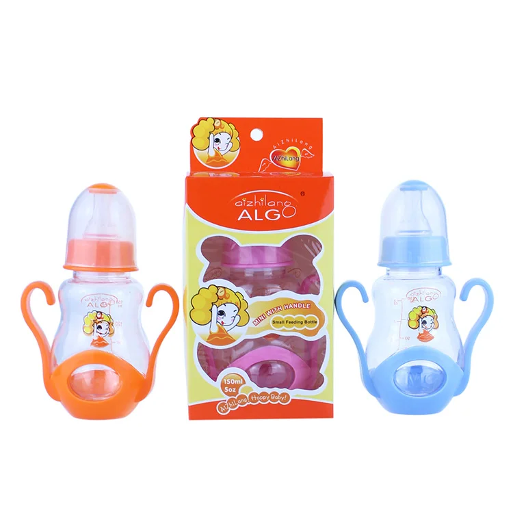 Different style customized logo color baby feeding bottle