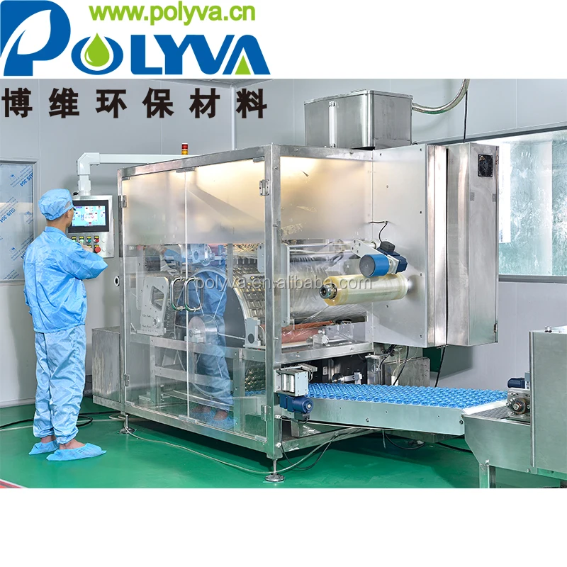 Polyva PVA Water Soluble Film Laundry Pods Packing Machine with Cleaner Liquid/Powder