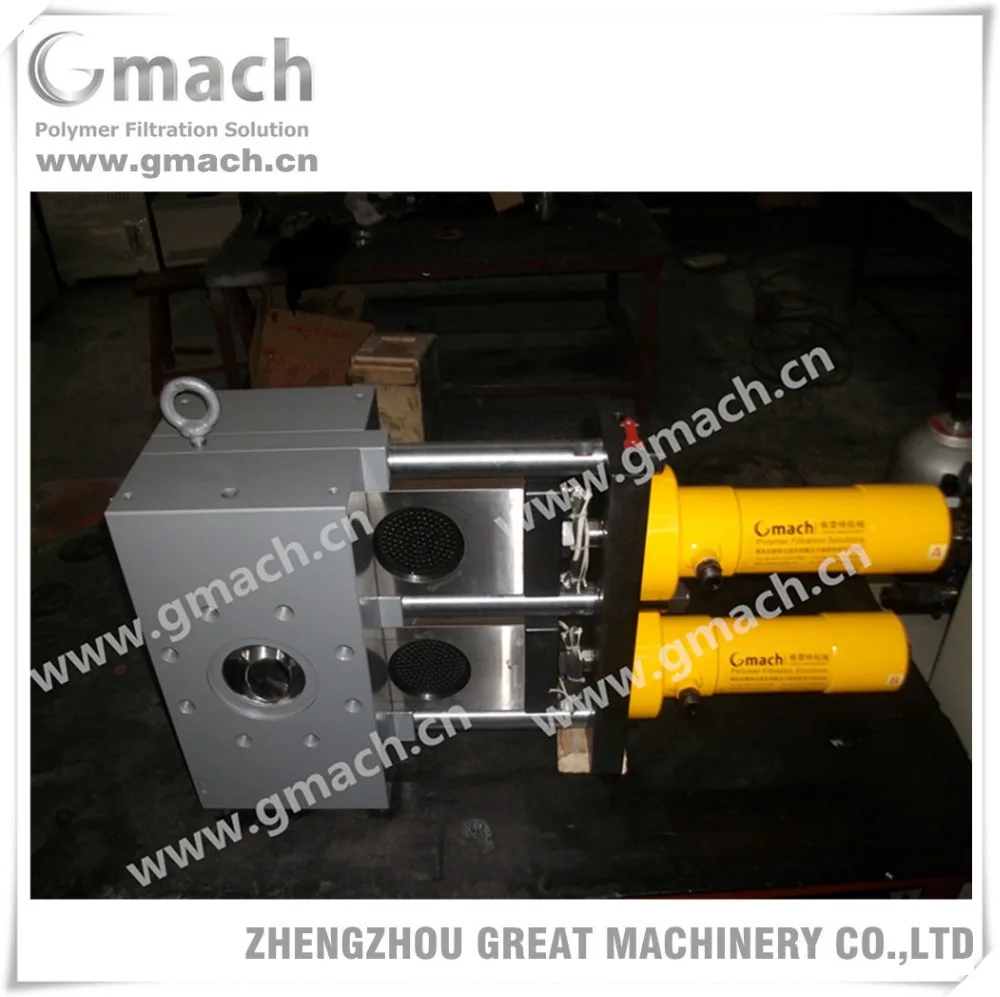 Двойной пластины тип экрана чейнджер фильтр для рецептура экструзионная линия