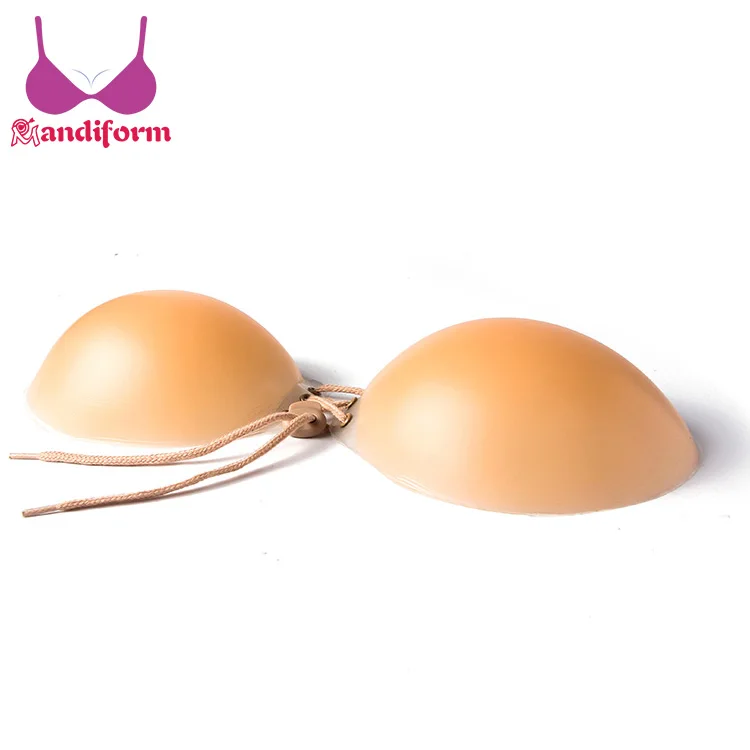 New Style Undergarments Ladies Bra Women Busty Mature Strapless Sticky Skin Bra Backless Invisible Adhesive Silicon Bras