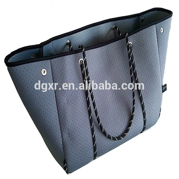 
Cactus Floral Summer Beach Tote Bag Waterproof Neoprene Beach Bag 2019 Fashion 