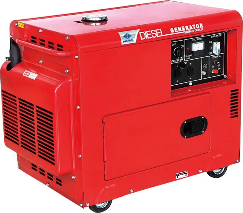 5 kw small silent diesel generator,huahe diesel generator set silent