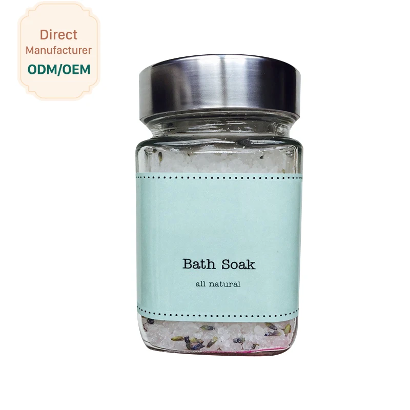 Fresh Smell Fragrance Natural Body Deep Clean Hot Wholesale Custom Spa Bath Salt