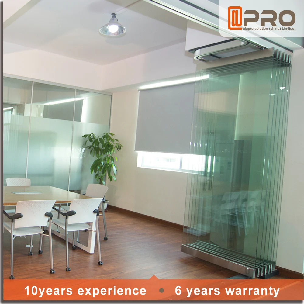 2021 latest design office partition wall commercial price aluminium partition wall board half glass office partition wall