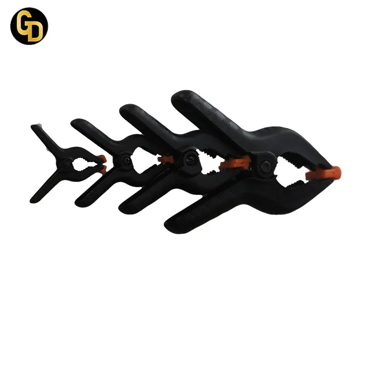 plastic nylon spring clamp plastic black spring clamp
