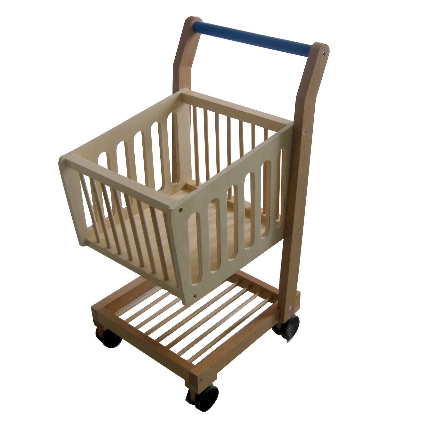 
Wooden toy shopping cart for kids pretend play educational active play fun shopping play preschool wholesale 