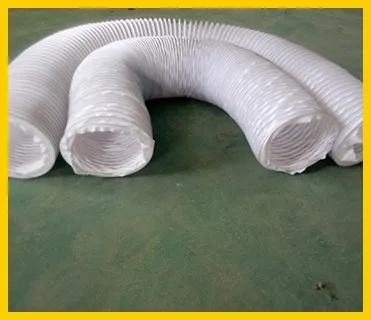 HAVC кондиционирования воздуха воздуховодов 4 дюйма PVC армированного стального провода гибкий воздуховод шланг