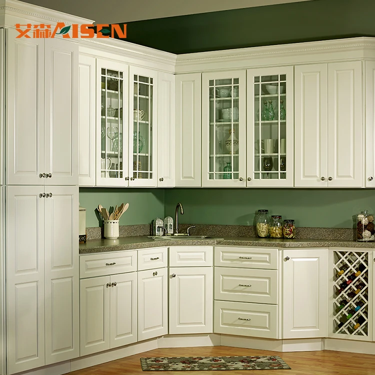 2020 latest construction project kitchen cuisine complete solid wood kitchen cabinet