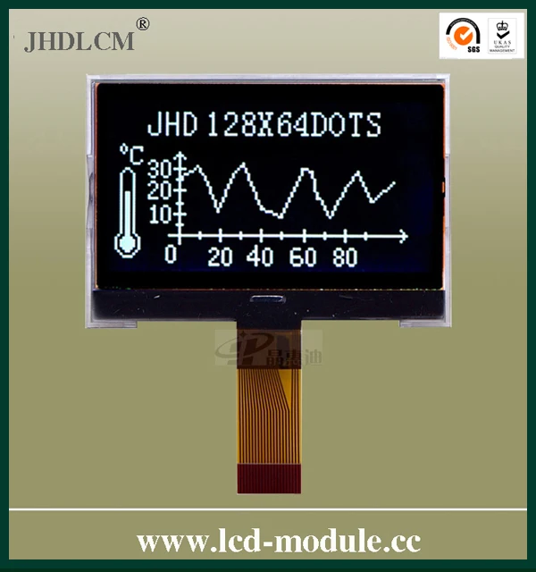 Fstn 128x64 жк JHD12864-G76BSW-BL