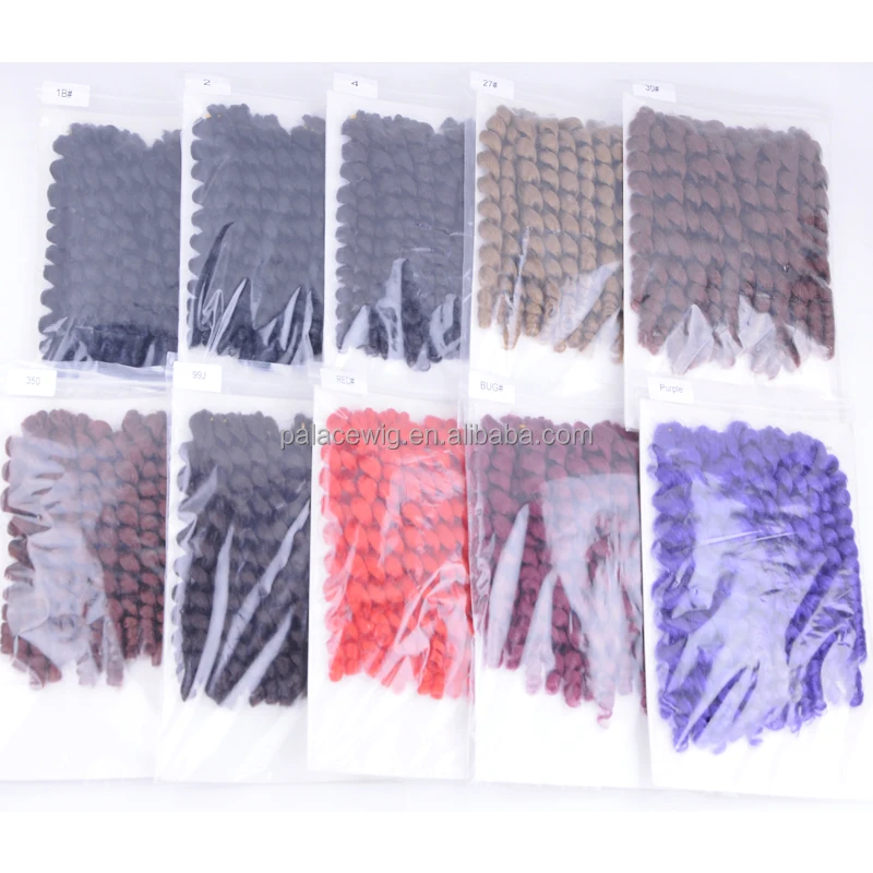 Palace factory wholesale Jumpy Wand Curl Twist Janet Crochet Hair Marley Twist Bounce Braid Hair Extension
