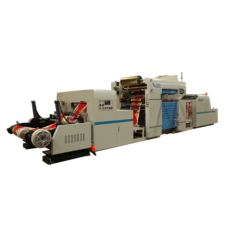SCMAutomatic hot foil stamping machine,roll to roll foil stamping machine