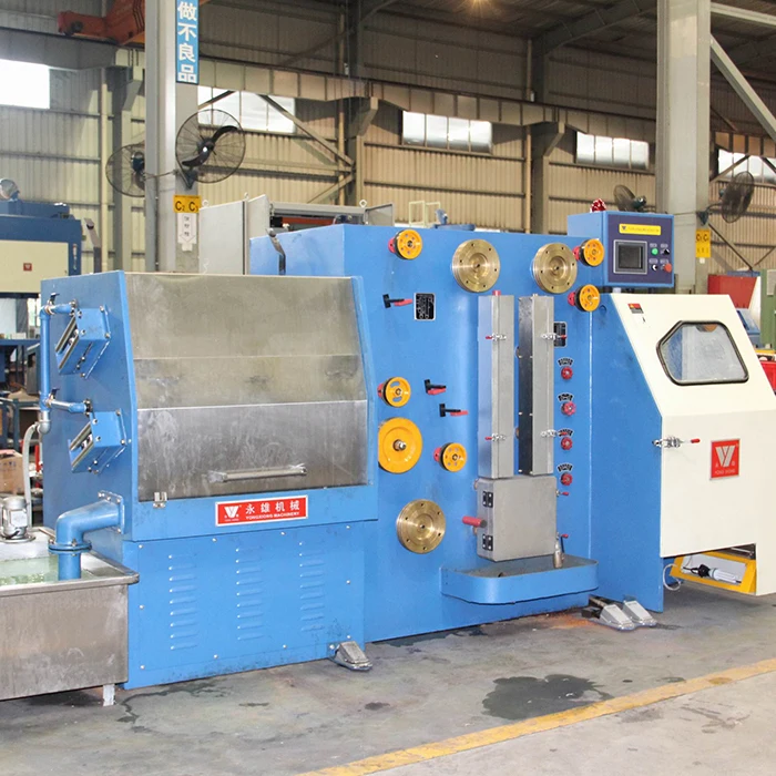 Машина для производства силовых кабелей Машина для тонкой медной проволоки с аннеалером