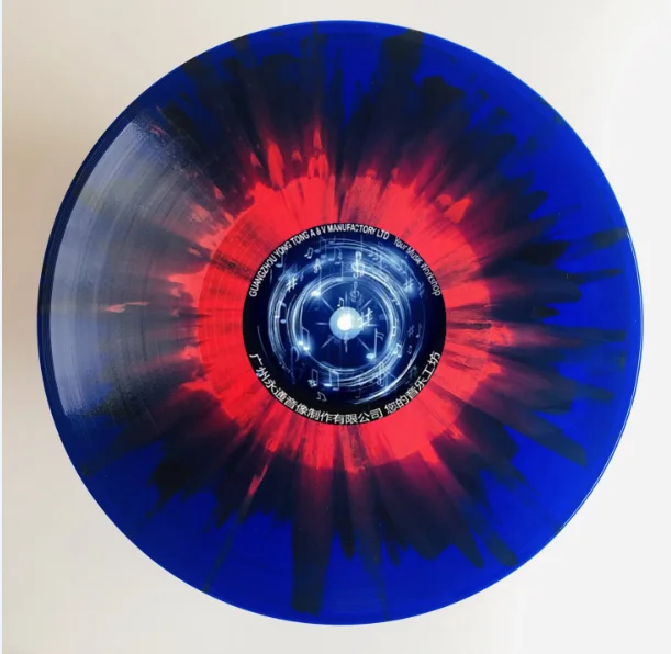 Непрозрачный фиолетовый цвет запись splatter