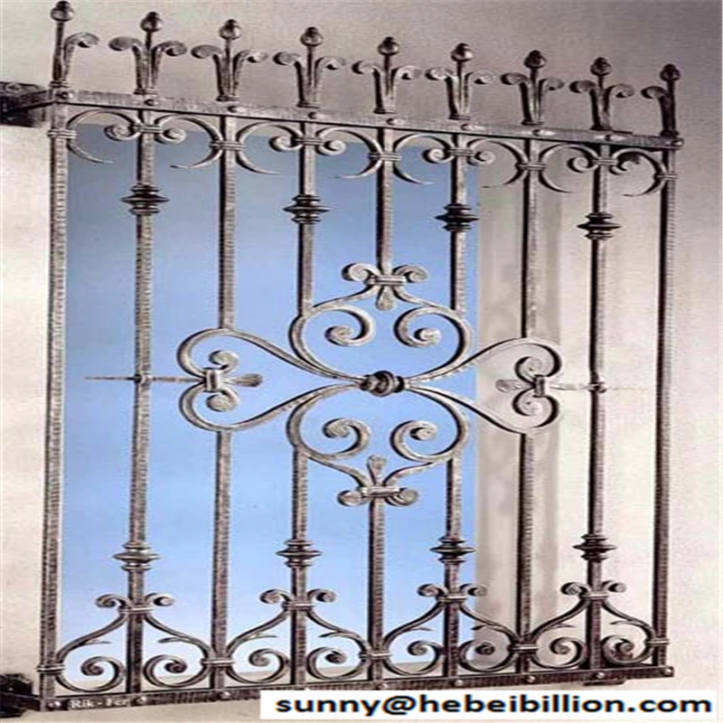 ornamental forged iron window guard