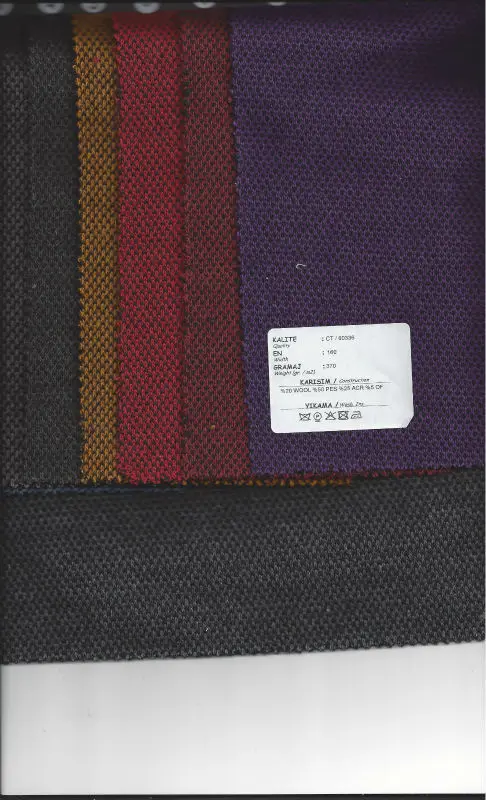Wool blends outwear fabrics