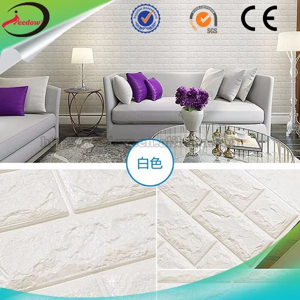 
Best quality wall brick embossed pe foam wallpaper wallpaper pe foam vinyl 3d sticker wallpaper 