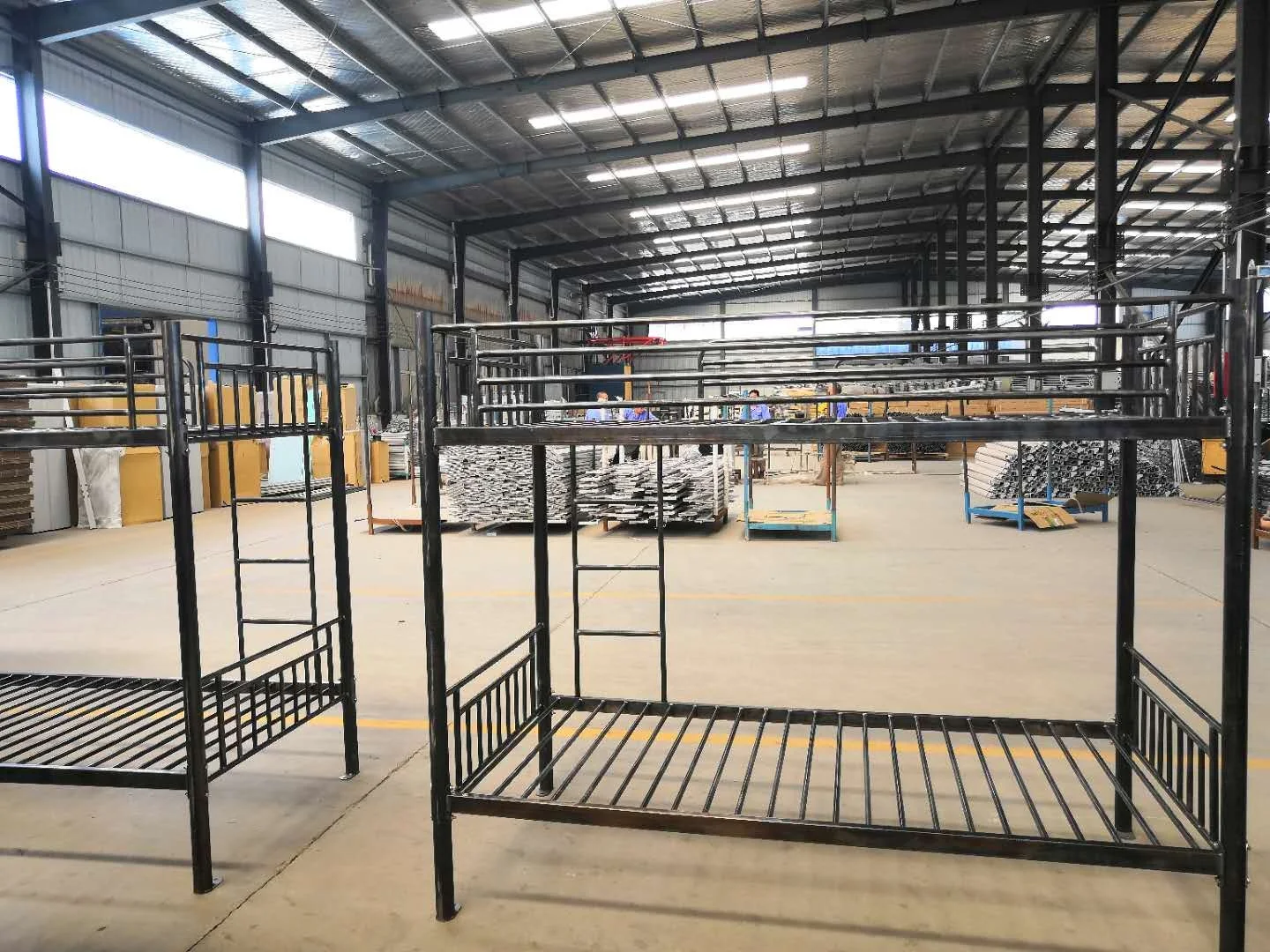 Strong structure prison metal bunk bed with customized size