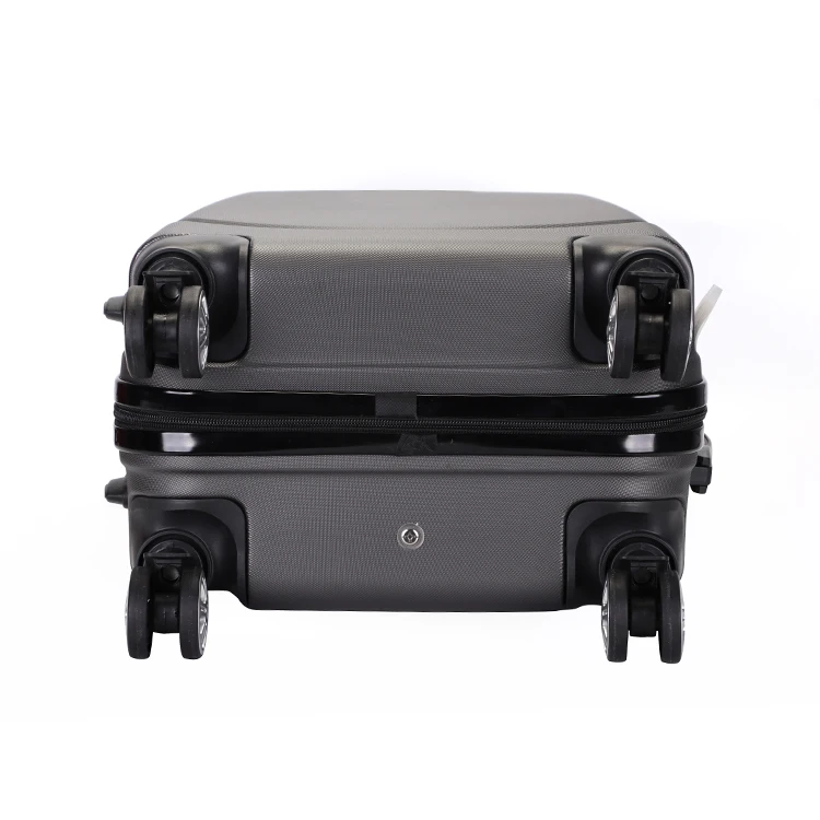Zipper Abs Pc Cabin Trolley Suitcase Luggage