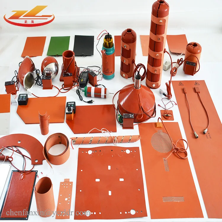 
12v dc silicone heating pad,rubber heater 