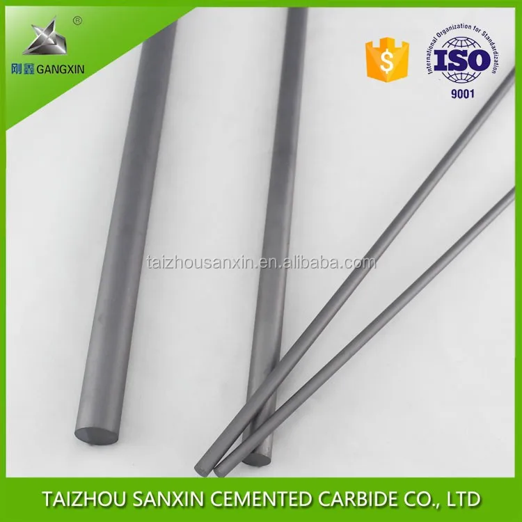 Manufacturer stock blank solid tungsten carbide round bar for cutting tool sanxin