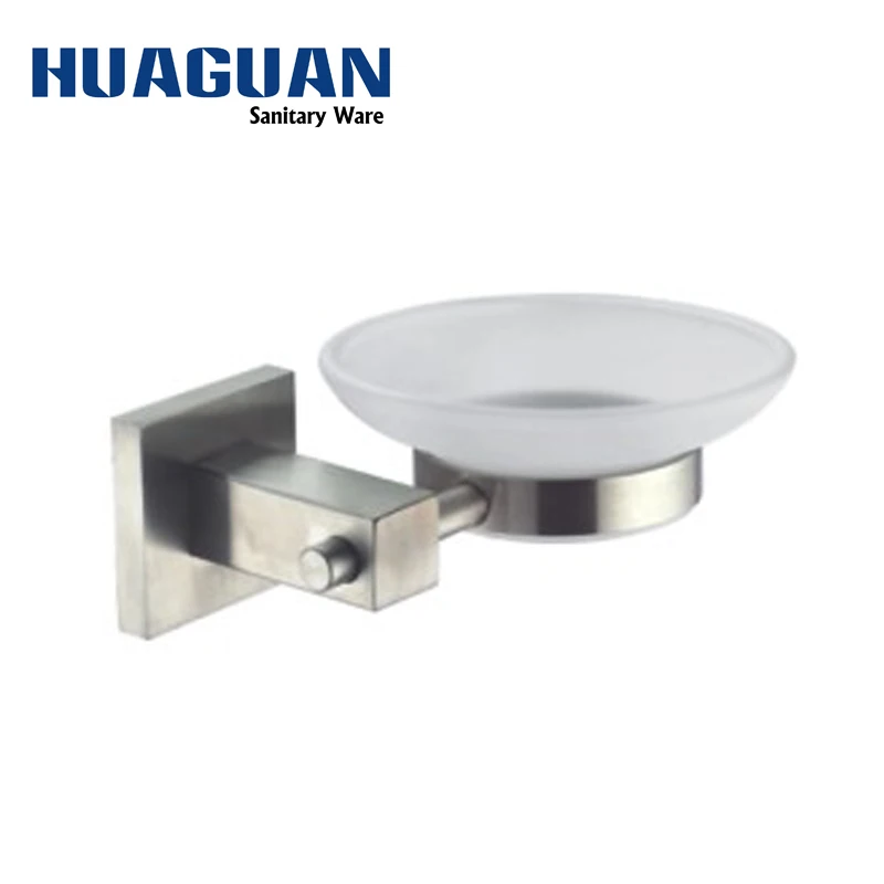 
Square-design Stainless steel 304 Brush Nickel Bathroom accessory set 