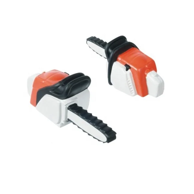 PU Foam Customized logo Stress  Vibrating Chainsaw Ball