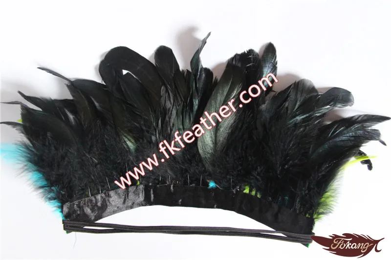Indian Headdress Material Feather Peacock Feather And Cock Feather For Halloween Items
