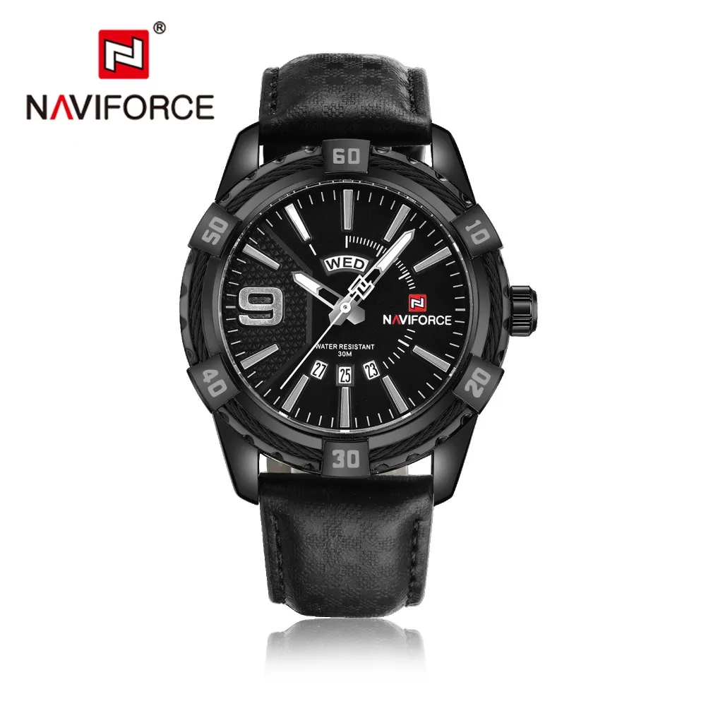Naviforce relojes hombre sports luxury watches 9117L for men custom logo japan movement quartz mens wrist