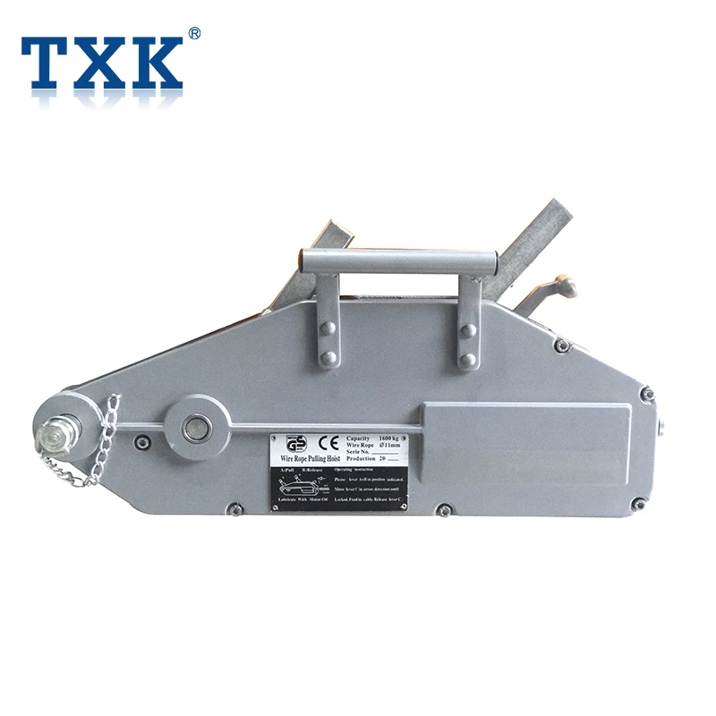 TXK Wire Rope Pulling Hoist/Puller/Tifor 800kg