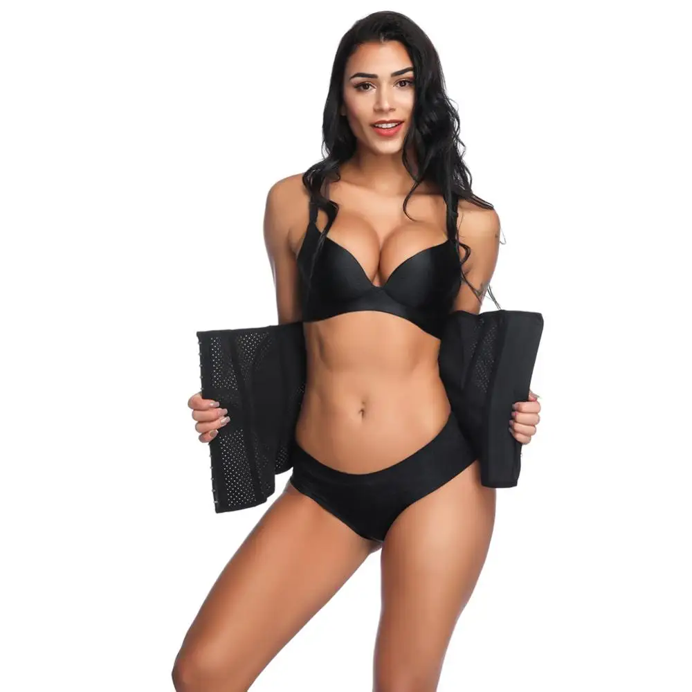 Waist Trainer for Women Corset Cincher Body Shaper Girdle Trimmer with Steel Bones Extender Free Sample