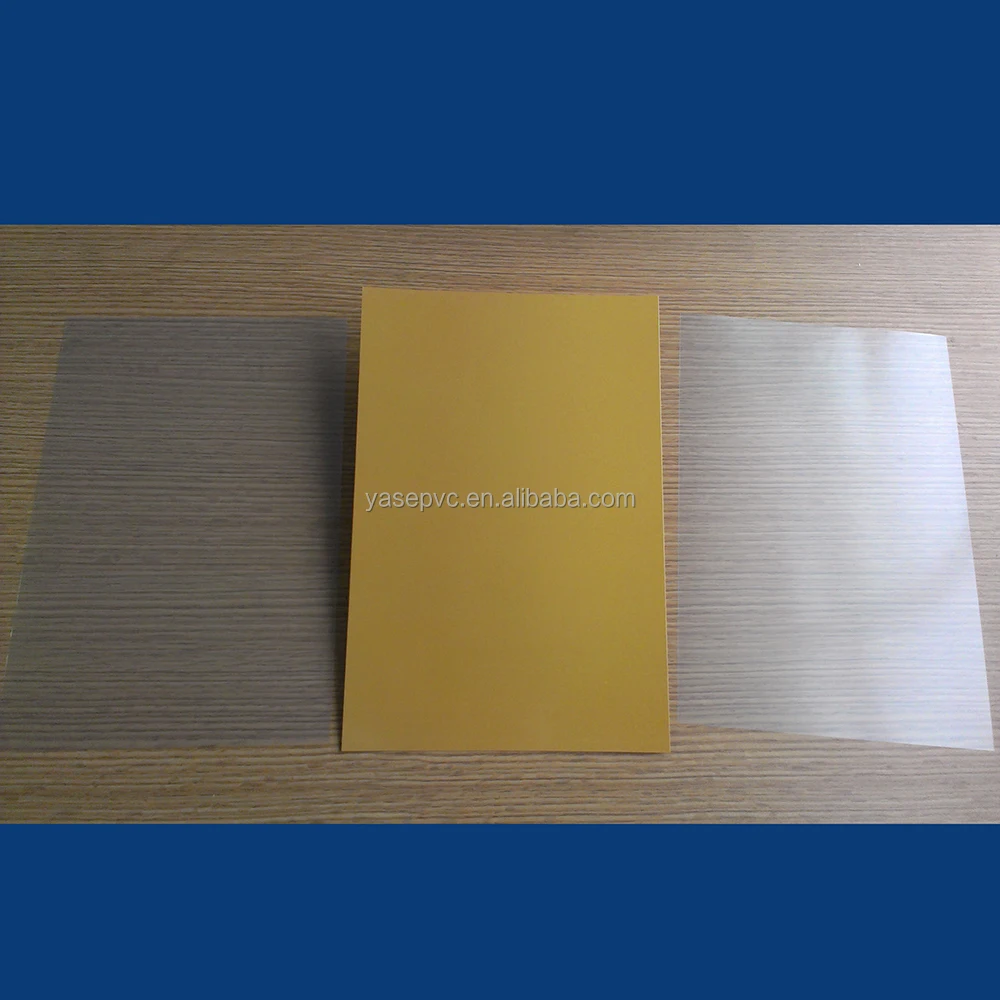 Plastic Gold PVC card No-Laminating PVC Material A4 size 50pcs/pack