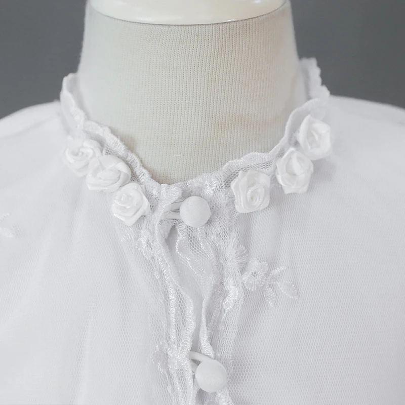 China Factory Wholesale Baby Wear Girls White Lace Christening Gowns 3pc set