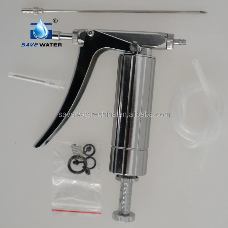 2ml, 5ml continuous veterinary pistol automatical syringe vaccine injector for poultry pig