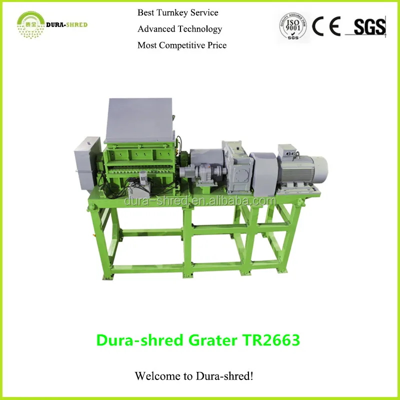 Grater Rasper Dura-shred Fully Automatic Truck Tyre Vulcanization Comminution Machine Tire Recycling Machine New Product 2023