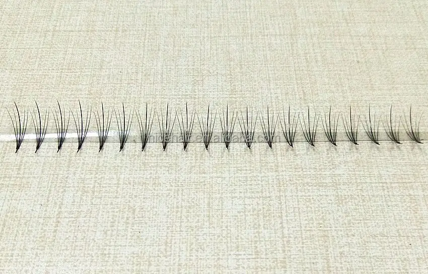 
Five lashes per root private label popular false individual eyelash extension 