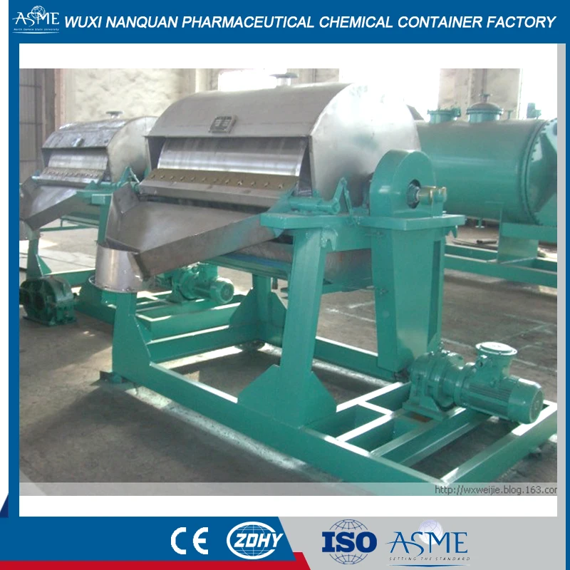 ASME Chemical Drum Flaker With Cover for drying