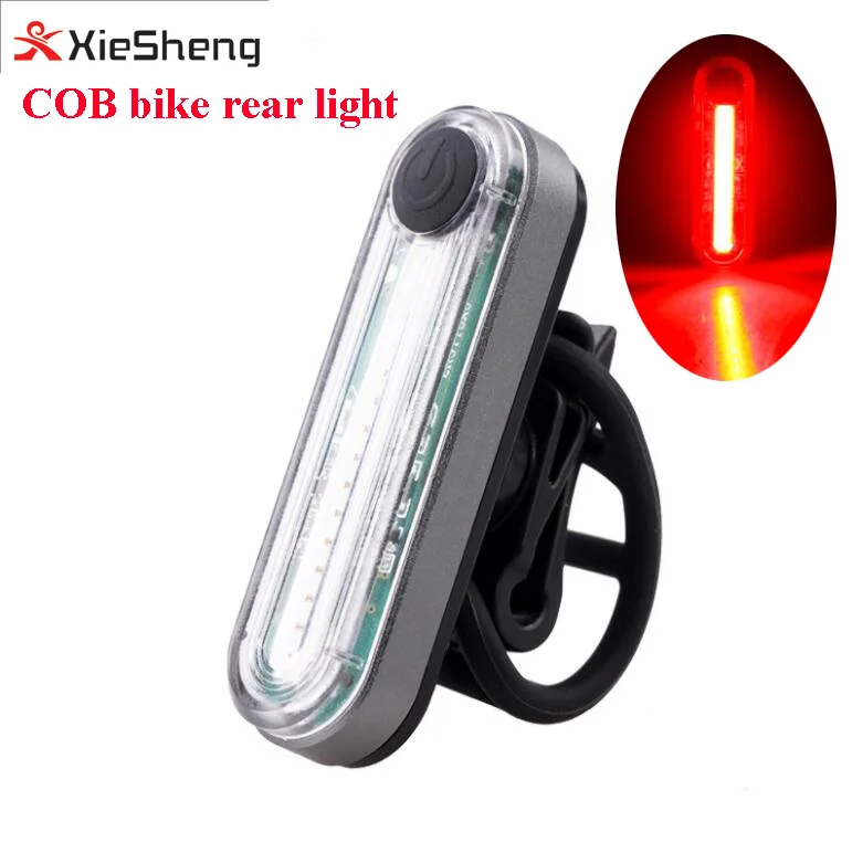 XIE SHENG оборудование для велоспорта COB светодиодный велосипедный задний фонарь USB водонепроницаемый горного велосипеда наружного