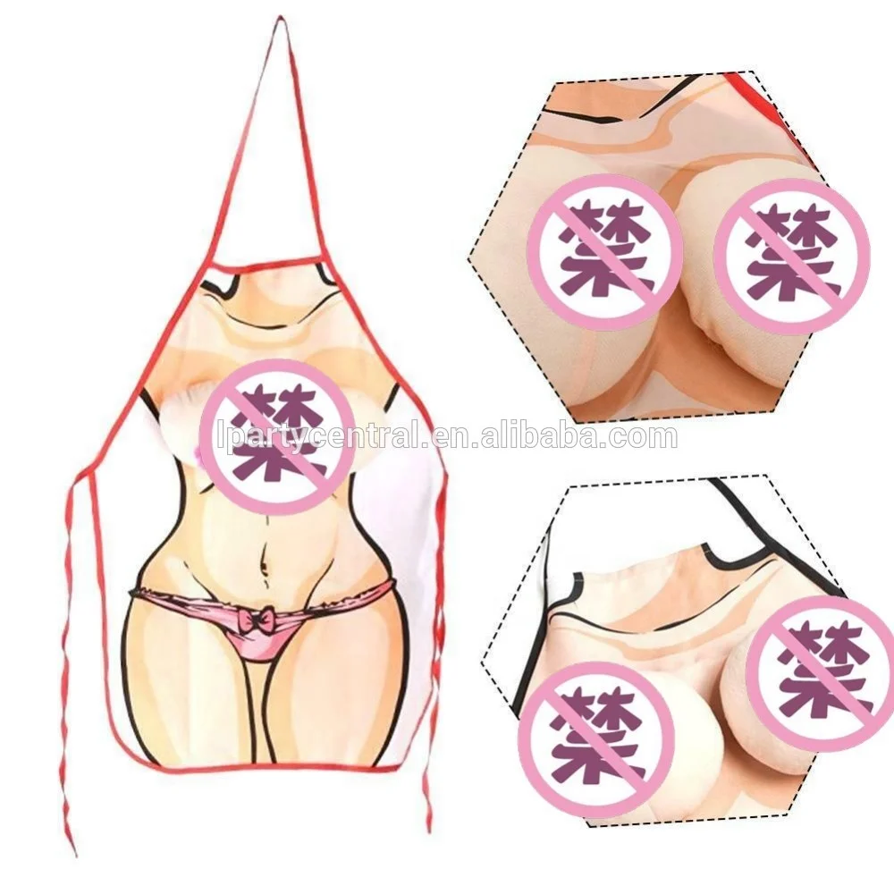 
Bachelorette Party Decorations Naughty 3D Women And Men Apron For Hen Party LP3040-1 